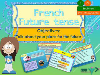 Preview of French future tense, le futur simple PPT for beginners