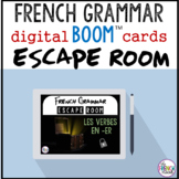 French grammar escape room ER verbs BOOM Cards