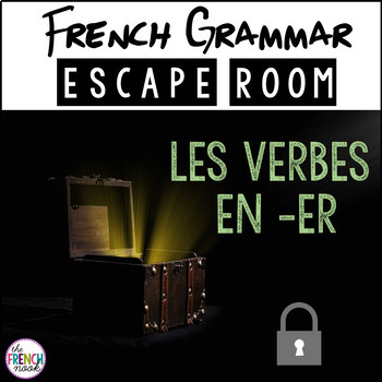 Preview of French grammar escape room er verbs