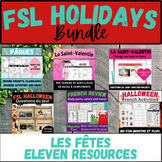 Core French growing Holiday bundle speaking writing activi