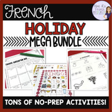 French holiday speaking and writing activities bundle