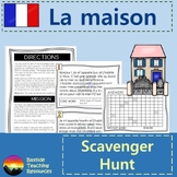French house vocabulary scavenger hunt