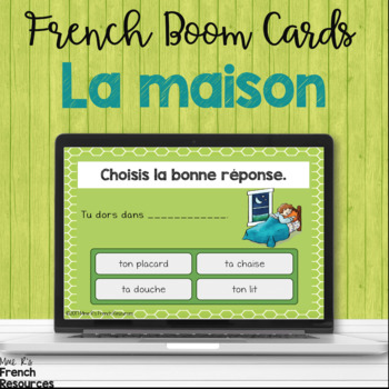 French house vocabulary speaking and writing activities + games BUNDLED