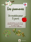 French immersion lesson plan "Apples" curriculum