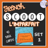 French imparfait task cards and Scoot game, set 2