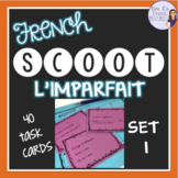 French imparfait verbs Scoot game, set 1