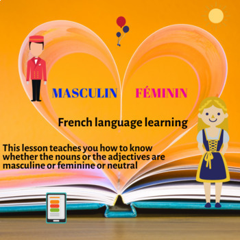 French language activities: MASCULINE AND FEMININE | TpT