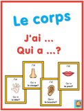 French le corps  J'ai ... Qui a ...? game