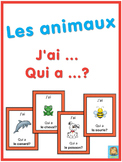 French les animaux  J'ai ... Qui a ...? game
