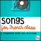 French listening activities songs for French class