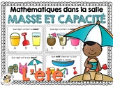 French math around the room: la masse et la capacité