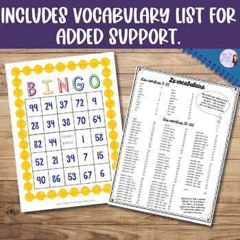 Bingo - Numbers (1-100) - Comprar em Tudo para teachers