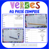 French passé composé conjugation charts