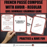 French passé composé game - Regular verbs with avoir - Que