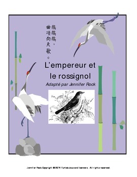 Preview of French play "L'empereur et le rossignol" with activities