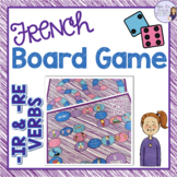French present tense -ir -re verbs board game LES VERBES E