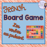 French present tense irregular verbs board game JEU POUR L