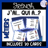 French professions speaking activity: J’ai qui a style gam