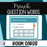 French question words BOOM CARDS digital task cards MOTS I