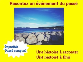 Preview of French reading and writing - Past tense - How to tell a story in the past