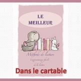 French reading book -The school items (Le Meilleur) / Dans