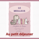 French reading book - the food - breakfast (Le Meilleur) /