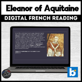 French reading comprehension - Eleanor of Aquitaine for Bo