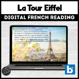 French reading comprehension - La Tour Eiffel for Boom™ cards