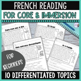 French reading comprehension  for beginners set 2 COMPRÉHE