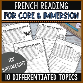 French Reading Prehension Activities For Intermediate