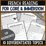 French reading comprehension for intermediate students COM