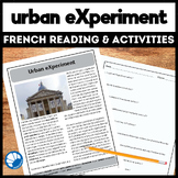 French reading comprehension activity - urban eXperiment 