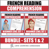 French Reading Comprehension for Beginners - BUNDLE - Comp