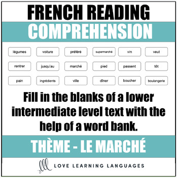 french reading comprehension texts and questions for lower intermediate levels