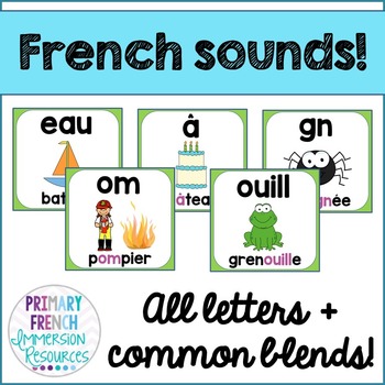 Preview of French reading sounds/blends posters - Les affiches des sons de lecture