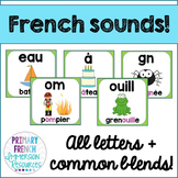 French reading sounds/blends posters - Les affiches des so