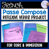 French reflexive verbs writing project with the passé composé
