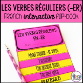 French regular 'er' verbs interactive flip-book