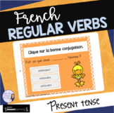 French regular verbs in present tense BOOM CARDS ER verbs 