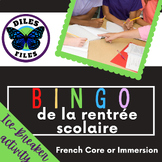 French rentrée scolaire Bingo