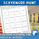 French scavenger hunt - fun review activity for the end of