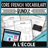 French school supplies speaking and writing activities BUNDLED