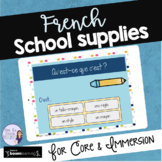 French school supplies digital task cards BOOM CARDS FOURN