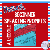 French school vocabulary speaking activity ACTIVITÉ ORALE L'ÉCOLE