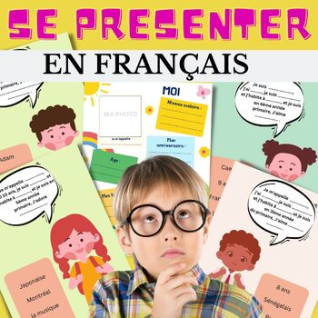 Preview of French - se présenter en français