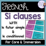 French si clause matching activity FUTUR SIMPLE CONDITIONNEL