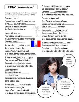 Preview of French song Indila "Derniere danse"