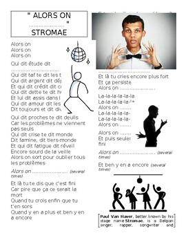 Preview of French song Stromae "Alors on danse"