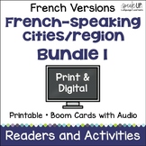 French speaking Cities Bundle 1 Printable & Boom Cards wit