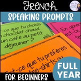 French speaking activities for beginners bundle : conversa